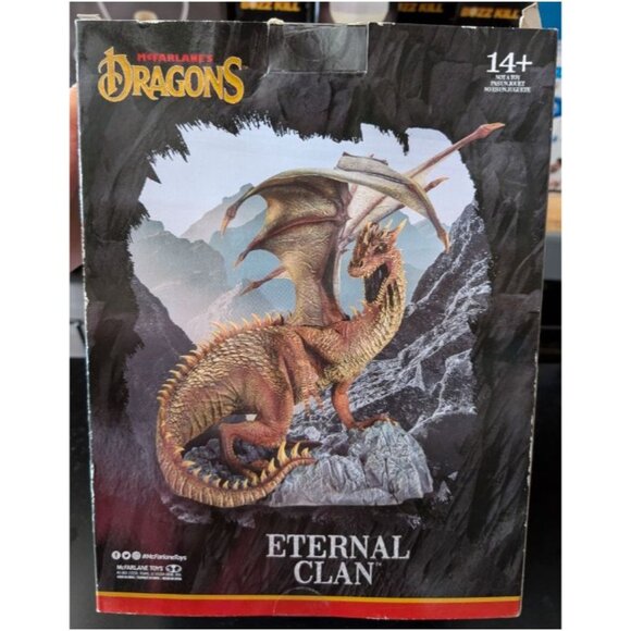 McFarlane’s Dragons Series 8 ‘Eternal Clan’ Dragon Statue 13.5″ PVC Figurine - Picture 6 of 10